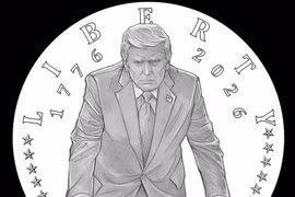 Mỹ phê duyệt đồng xu vàng in chân dung ông Trump