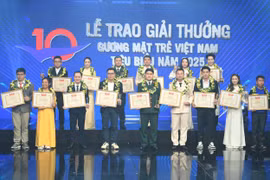 10 gương mặt trẻ Việt Nam tiêu biểu năm 2025 được vinh danh
