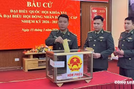Những lá phiếu sớm nơi tuyến đầu biên giới Lào Cai