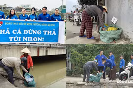 Thanh Hóa: Thả cá “ông Công ông Táo” nhưng không quên bảo vệ môi trường