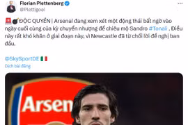 TRỰC TIẾP Deadline Day 2/2: Arsenal nhắm đến thương vụ gây sốc Tonali