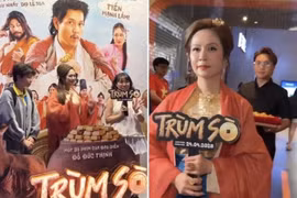 Diễn viên Thanh Thúy diện đồ cổ trang quảng bá phim “Trùm Sò”