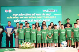 24 đội bóng tranh tài tại Giải bóng đá Nhi đồng U11 toàn quốc 2026