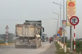 Thanh Hóa: Xử lý tình trạng vi phạm giao thông trên đường 506B