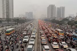 Giao thông Hà Nội sáng 3/2: Vành đai 2 đông xe, cầu Thanh Trì thông thoáng