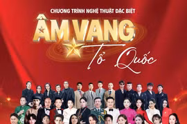 Diễu binh hoành tráng tại Mỹ Đình trước đêm diễn 'Âm vang Tổ quốc'
