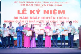 Quảng Ngãi: Tôn vinh chặng đường 80 năm ngành quản lý nhà nước về công tác dân tộc