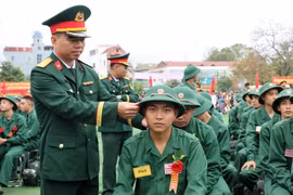 Hơn 3.800 thanh niên Nghệ An hăng hái lên đường nhập ngũ