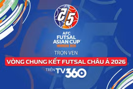 Trọn vẹn Vòng Chung kết Futsal Châu Á 2026 trên TV360