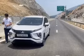 Gia Lai: Lạc đường, tài xế lái ô tô ngược chiều trên cao tốc Hoài Nhơn - Quy Nhơn