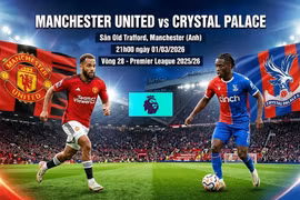 MU vs Crystal Palace (21h, 1/3): Link xem trực tiếp, nhận định dự đoán kết quả