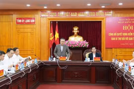 Công bố quyết định kiểm tra, giám sát đối với Ban Thường vụ Tỉnh ủy Lạng Sơn