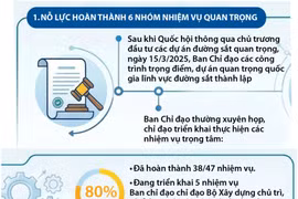 Infographic: 1 năm “siêu nỗ lực” khởi động các dự án đường sắt lớn