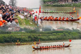 Sôi động hội thi bơi chải tại Lễ hội Chiến thắng Như Nguyệt