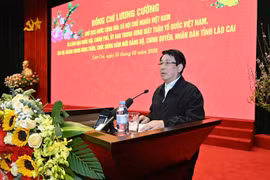 Chủ tịch nước Lương Cường thăm, chúc Tết tại tỉnh Lào Cai