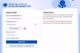 Hướng dẫn thử đăng ký thi tốt nghiệp THPT 2026 trực tuyến