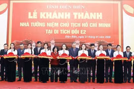 Tổng Bí thư Tô Lâm dự Lễ Khánh thành Nhà tưởng niệm Chủ tịch Hồ Chí Minh tại di tích đồi E2