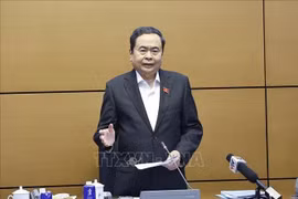 Lãnh đạo Quốc hội họp với các Tiểu ban giúp việc Hội đồng Bầu cử quốc gia