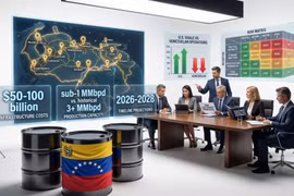 Tính toán phức tạp của các tập đoàn dầu khí lớn khi đầu tư vào Venezuela