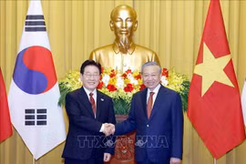Tổng Bí thư, Chủ tịch nước Tô Lâm chủ trì lễ đón Tổng thống Hàn Quốc Lee Jae Myung