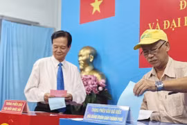 TPHCM: Tiến độ bầu cử sáng ngày 15/3 đạt hơn 44% cử tri đi bầu