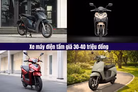 Những mẫu xe máy điện đáng mua trong tầm giá 30 - 40 triệu đồng