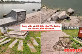 Bắc Ninh: Công viên và hồ điều hòa Vân Tương gần trăm tỷ xuống cấp