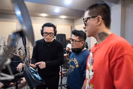 Các thành viên Quả Dưa Hấu tích cực tập luyện cho concert 'Bản ghi nhớ'