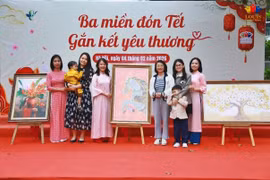 Hơn 50 triệu đồng từ “dự án tranh yêu thương” của Trường Mầm non Louis