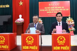 Chủ nhiệm Ủy ban Kiểm tra Trung ương Trần Sỹ Thanh bầu cử tại Lạng Sơn