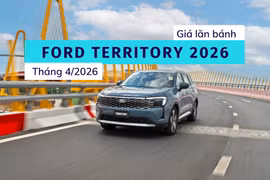 Giá lăn bánh Ford Territory tháng 4/2026 giảm hàng chục triệu đồng