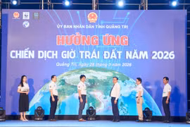 Quảng Trị tiết kiệm 4.600 kWh điện trong một giờ hưởng ứng Chiến dịch Giờ Trái đất 2026