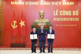 Phân công, bổ nhiệm, chỉ định Trưởng Ban Nội chính Trung ương và Giám đốc Học viện Chính trị quốc gia Hồ Chí Minh
