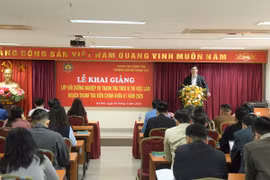 Trường Cán bộ Thanh tra khai giảng lớp bồi dưỡng nghiệp vụ Thanh tra viên chính