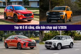 Top 10 ô tô xăng, dầu bán chạy quý 1/2026: Hyundai Creta là mẫu xe Hàn duy nhất trụ lại