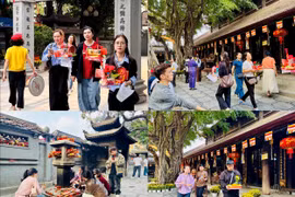 Chùa Hà nô nức người đi lễ trước ngày rằm tháng Giêng