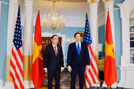 Bộ trưởng Bộ Ngoại giao Lê Hoài Trung hội đàm với Ngoại trưởng Hoa Kỳ Marco Rubio