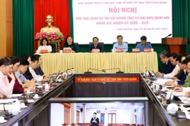 Trưởng ban Tuyên giáo và Dân vận Trung ương tiếp xúc cử tri tại Tuyên Quang