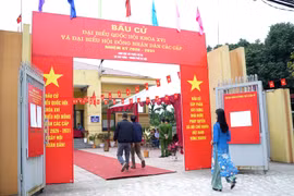 Hà Nội: Hát Môn rộn ràng ngày hội bầu cử