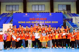 Hà Nội nhất toàn đoàn giải Vô địch súng hơi quốc gia 2026