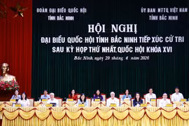 Phó Chủ tịch Thường trực Quốc hội Đỗ Văn Chiến tiếp xúc cử tri tại Bắc Ninh
