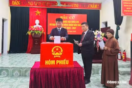 Ninh Bình: Hơn 2.200 cử tri Khu vực bỏ phiếu số 31, phường Hoa Lư tham gia ngày hội bầu cử
