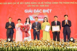 Hà Nội vinh danh các tác phẩm báo chí tiêu biểu về xây dựng Đảng lần thứ VIII