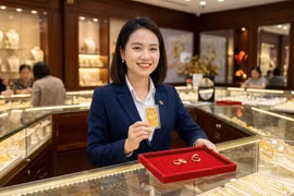 Giá vàng hôm nay 16/3: Vàng SJC, BTMC, DOJI, PNJ đứng yên, thế giới nhích nhẹ