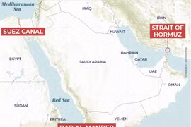 Mối nguy Houthi phong tỏa eo biển Bab al-Mandeb liệu có thể xảy ra?