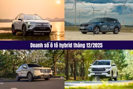 Doanh số xe hybrid tại Việt Nam tháng 12/2025: Toyota chiếm quá nửa
