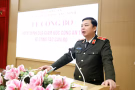 Công an tỉnh Quảng Ninh công bố các quyết định về công tác cán bộ