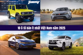 10 ô tô bán ít nhất năm 2025: Loạt mẫu xe đã rút khỏi thị trường