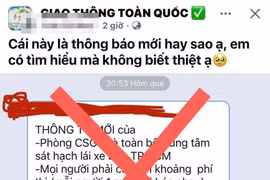 Thông tin “Mỗi người một mã giá phí sát hạch khác nhau” là không chính xác