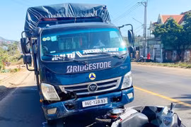 Gia Lai: Hai vợ chồng bị xe tải tông tử vong thương tâm